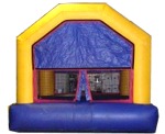 Yellow Fun House  Bouncer